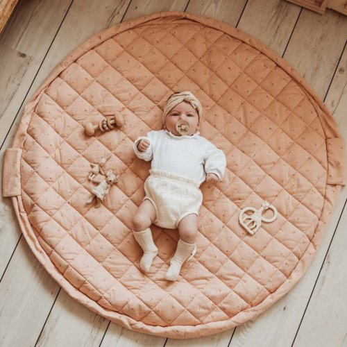 Play&Go 3 in 1 Organic Baby Playmat, Fleuri