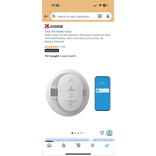 WiFi enabled smoke detectors