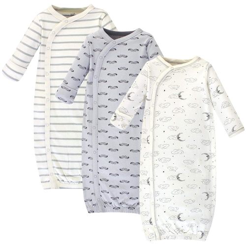 Touched by Nature Baby Girls' Organic Cotton Kimono Gowns