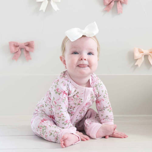 Bows in Bloom Convertible Zip Romper