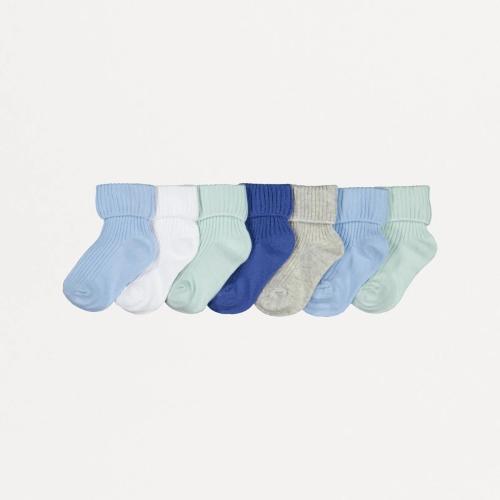 7 Pack Ribbed Socks - Kmart
