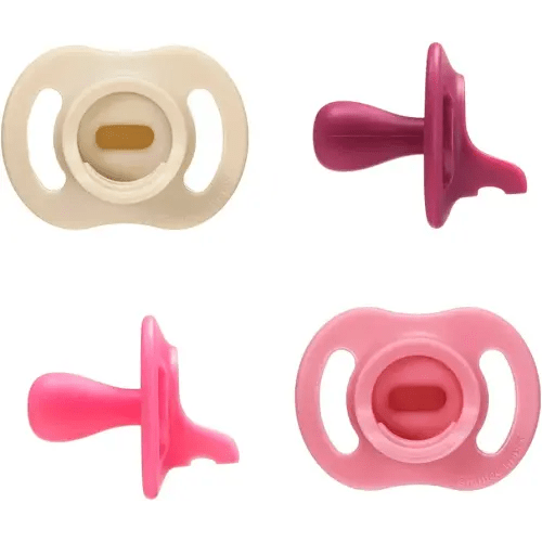 Tommee Tippee Ultra-Light StayPut Pacifier, One-Piece Silicone Design, 6-18m, 4 Pack