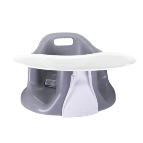 Buy Upseat Baby Floor & Booster Seat with Tray Gray at Well.ca | Free Shipping $35+ in Canada