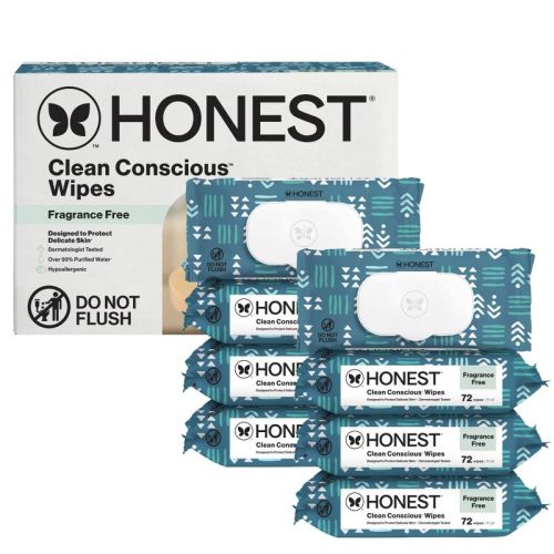 The Honest Company Sensitive Skin Baby Wipes - Balance Blues - 576ct