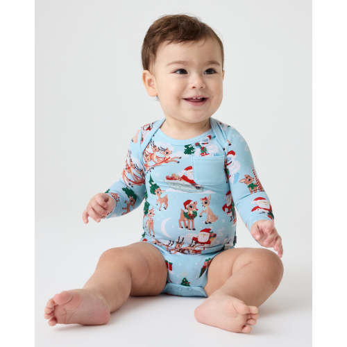 Rudolph's Snowy Adventure Pocket Bodysuit