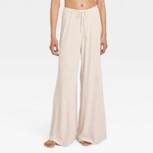 Women's Cozy Ribbed Wide Leg Pants - Auden™