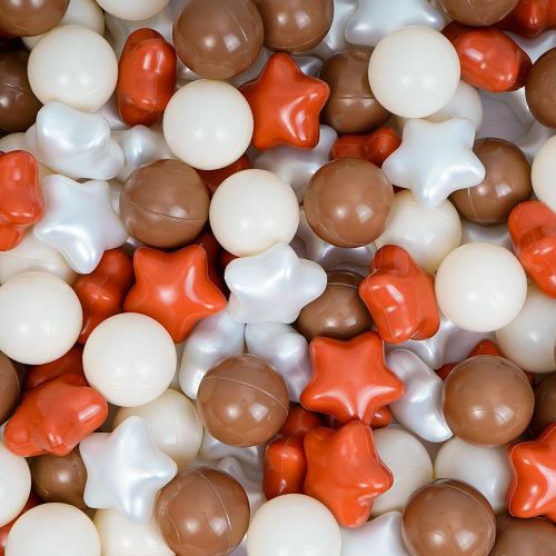 Ball Pit Pack of 100 - BPA Free, Crush Proof Plastic Balls for Tent, Playhouse, Children's Toy, Party - Macaron Ocean Colors 2.15 Inch