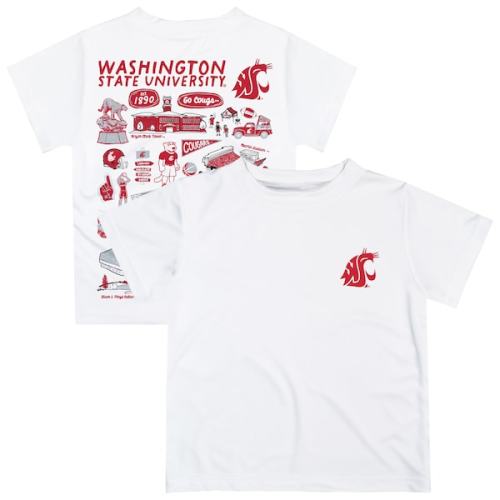 Infant Vive La Fete White Washington State Cougars Impressions Artwork T-Shirt