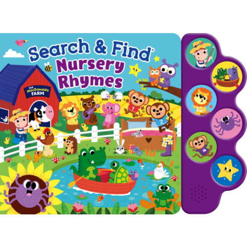 Search & Find Nursery Rhymes 6 Button Sound Book: 6 Button Sound Book (Hardcover)