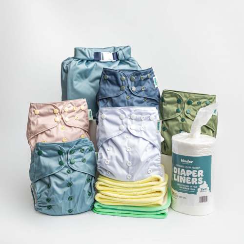 Best Selling Solids 5 Pack New Parent Starter Bundle – Kinder Cloth Diaper Co.