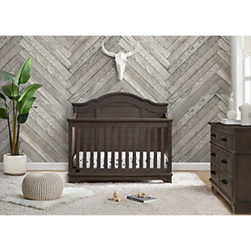 Delta Children Asher 6-in-1 Convertible Crib with Toddler Rail