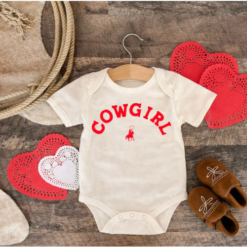 Cowgirl Valentines (Onesie/Youth Tee)(cream) – theFRINGEDpineapple