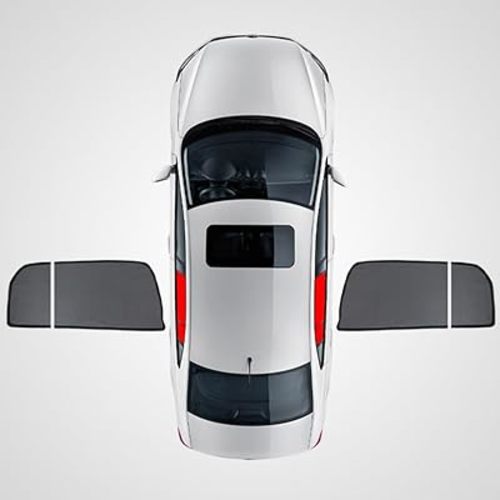 Car Window Sunshades for Volvo XC40 2018 2019 2020 2021 2022 2023 2024 2025 Mesh Sunshade Blackout Curtain Half Shade Sun Protection Cover Interior Accessories,2*Rear Side Window