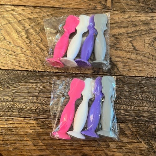 (2 sets) 4 Pack Baby Diaper Cream Spatula Applicators