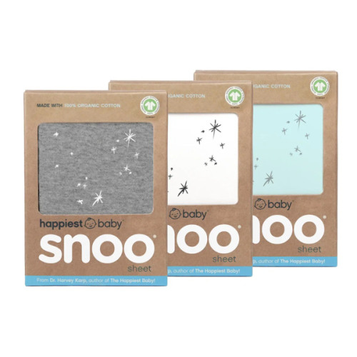 100% Organic Cotton Baby Bassinet Sheets for SNOO