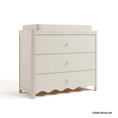 Casablanca® 3 Drawer Chest with Removable Changing Table Topper
