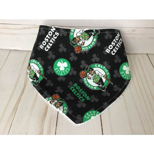 Boston Celtics Baby Bib Bandana Basketball Shamrock First Birthday Photo Prop
