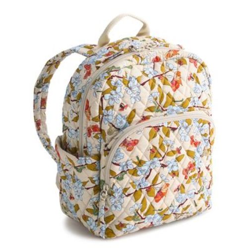 Vera Bradley Women's Outlet Cotton Essential Small Backpack Abuzz