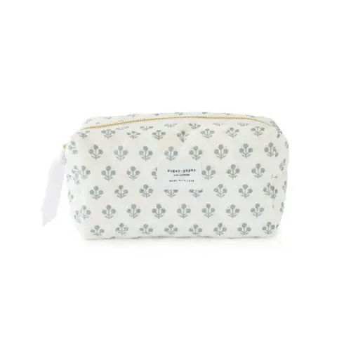 Brands We Love Blue Floral Small Cosmetic Pouch by Janie and Jack