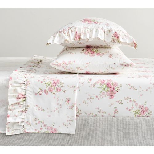 LoveShackFancy Antique Floral Printed Sheet Set
