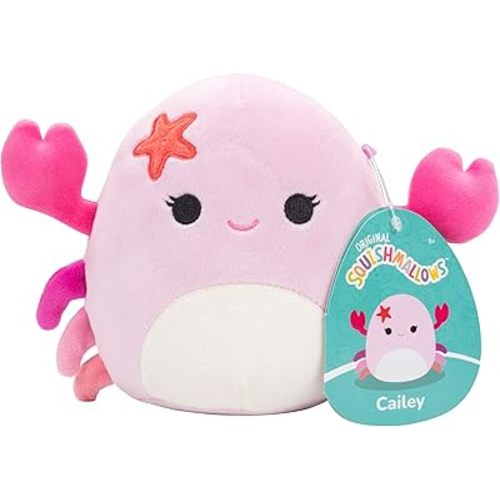 Squishmallows 5-Inch Cailey The Crab Jazwares Plush Stuffed Animal Toy