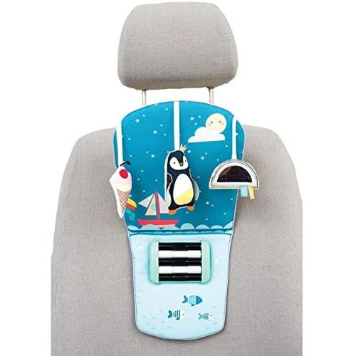 Taf Toys North Pole Feet Fun Infant Car Toy Travel Activity Center for Rear Facing Baby | Parent and Baby’s Travel Companion, Keeps Both Relaxed While Driving