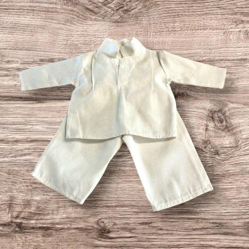 Juan Diego Plain Beige Outfit - Manta Boy Virgen de Guadalupe Niño - Mexican Outfit Different Sizes