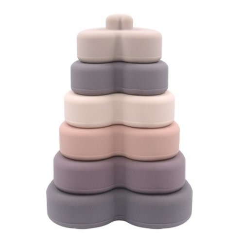 Living Textiles|PLAYGROUND Silicone Heart Stacker
