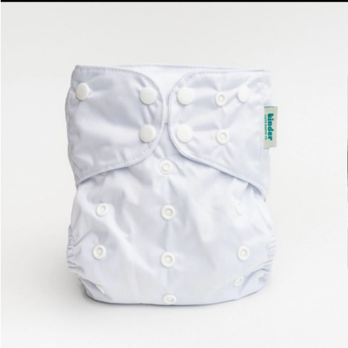Solid Color: Essentials Pocket Cloth Diaper with Athletic Wicking Jersey, Grows with your Baby