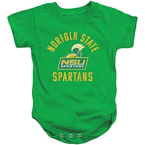 Norfolk State University Official Spartans Logo Unisex Infant Snap Suit for Baby