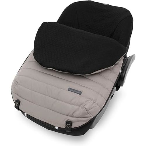 Little Unicorn Infant Car Seat Footmuff – Weather-Resistant Baby Bunting Bag with Magnetic Closure, Non-Slip Backing & Open Harness Design – Universal Fit Winter Cover for Baby Car Seat & Stroller