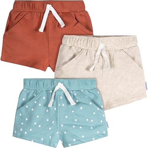 Onesies Brand Unisex-Baby 3-Pack Knit Shorts