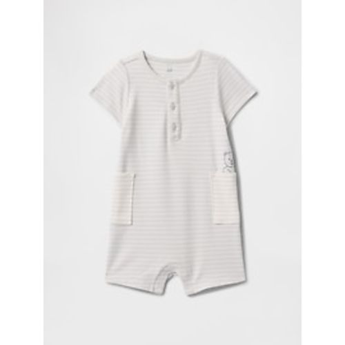 Baby Supima® Pocket Shorty One-Piece | Gap