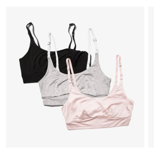 Everything Bra 3-Pack | Soft, Stretchy Maternity & Nursing Bras by Bodily