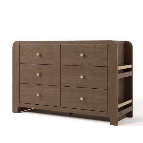 Graco Read-With-Me 6 Drawer Dresser With Bookshelves & Reviews | Wayfair