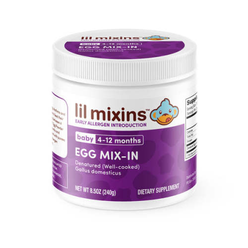 Lil Mixins Early Allergen Introduction Mix-ins, Hard Boiled Egg | Baby