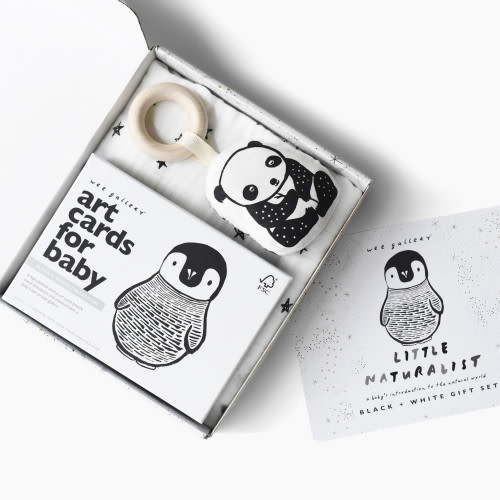 Wee Gallery Little Naturalist Gift Set - Black & White