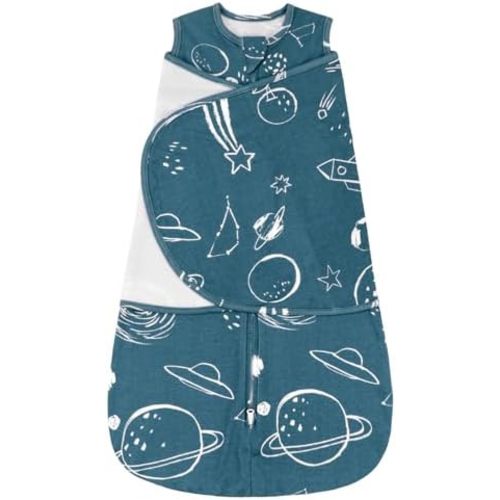 ZIGJOY Sleep Sack Swaddle 1.0 TOG Baby Wearable Blanket 100% Cotton Baby Swaddle Blanket for Newborns