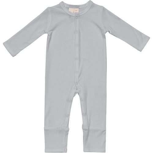 KYTE BABY Unisex Soft Romper with Snap Closure, 97% Rayon made from Bamboo, 3% Spandex,