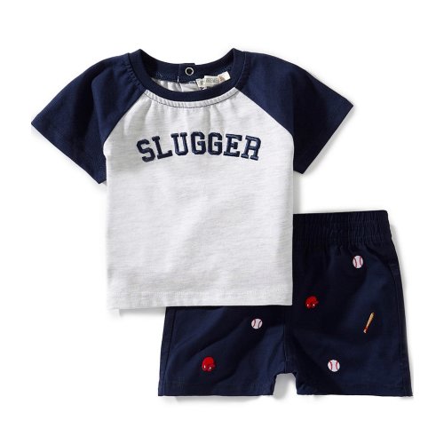 Adventurewear 360 Baby Boys Slugger Short Sleeve T-shirt & Shorts Set