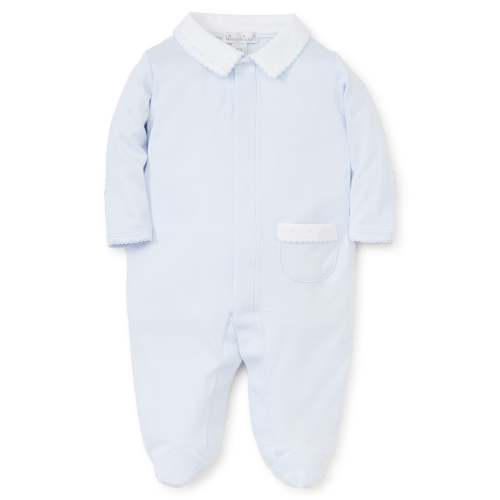 Blue Kissy New Beginnings Footie w/Collar