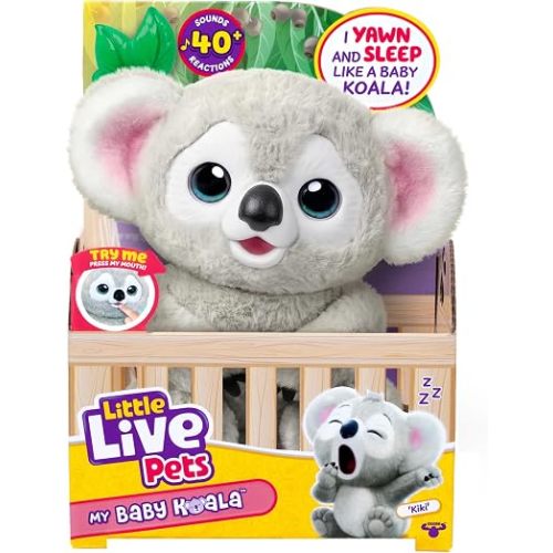 LITTLE LIVE PETS My Baby Koala Kiki, Koala Stuffed Animal