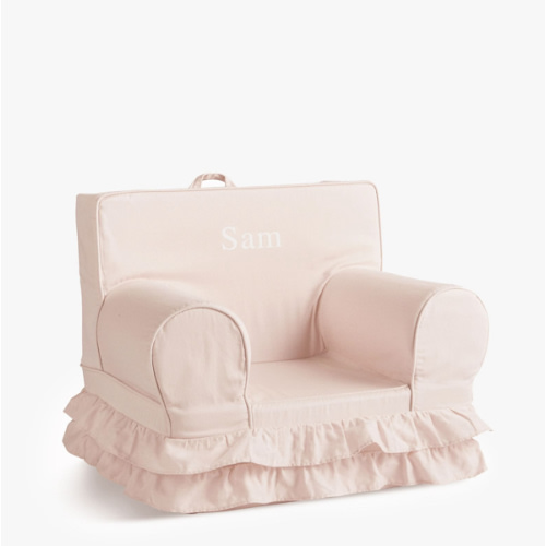 My First Anywhere Chair®, Dusty Blush Ruffle