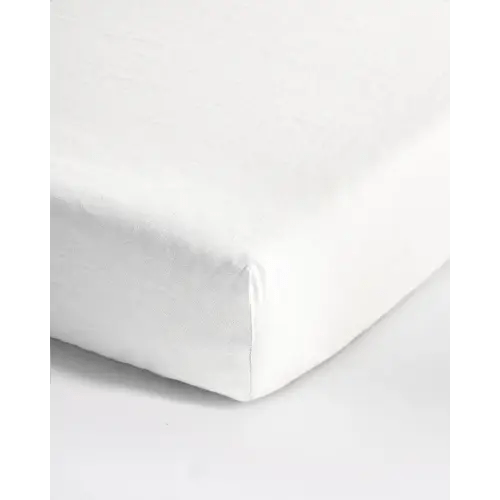 European Linen Fitted Crib Sheet