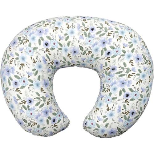 Nursing Pillow, Breastfeeding Pillow with Removable Cover, Ergonomic Breast Feeding Pillow, Baby Feeding Pillow for Mom Easier Breastfeeding- Original Size/Leaves