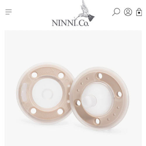 Ninni Pacifier Oatmeal 2 Pack