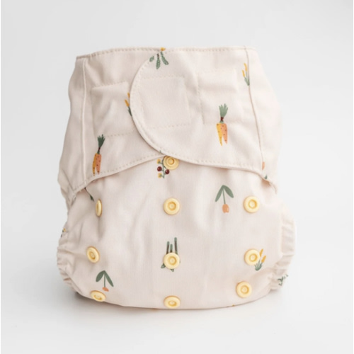 Luxe Pocket Cloth Diaper with Dual Inner Gussets and Athletic Wicking Jersey