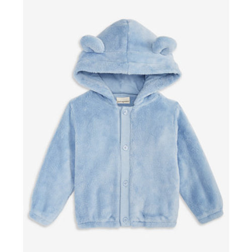 Everyday Baby Essentials Baby Bear-Ear Hooded Faux-Sherpa Jacket, Macy's Exclusive