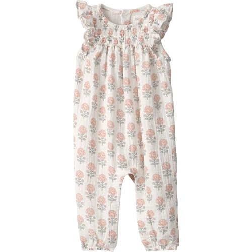little planet by carter's unisex-baby Waffle Knit Button-Front Jumpsuit made with Organic Cotton