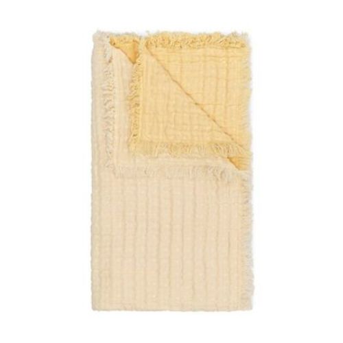 Crane Baby Multi-Layer Muslin Baby Blanket - Yellow Custard Ombre: Farm and Country, 100 Thread Count